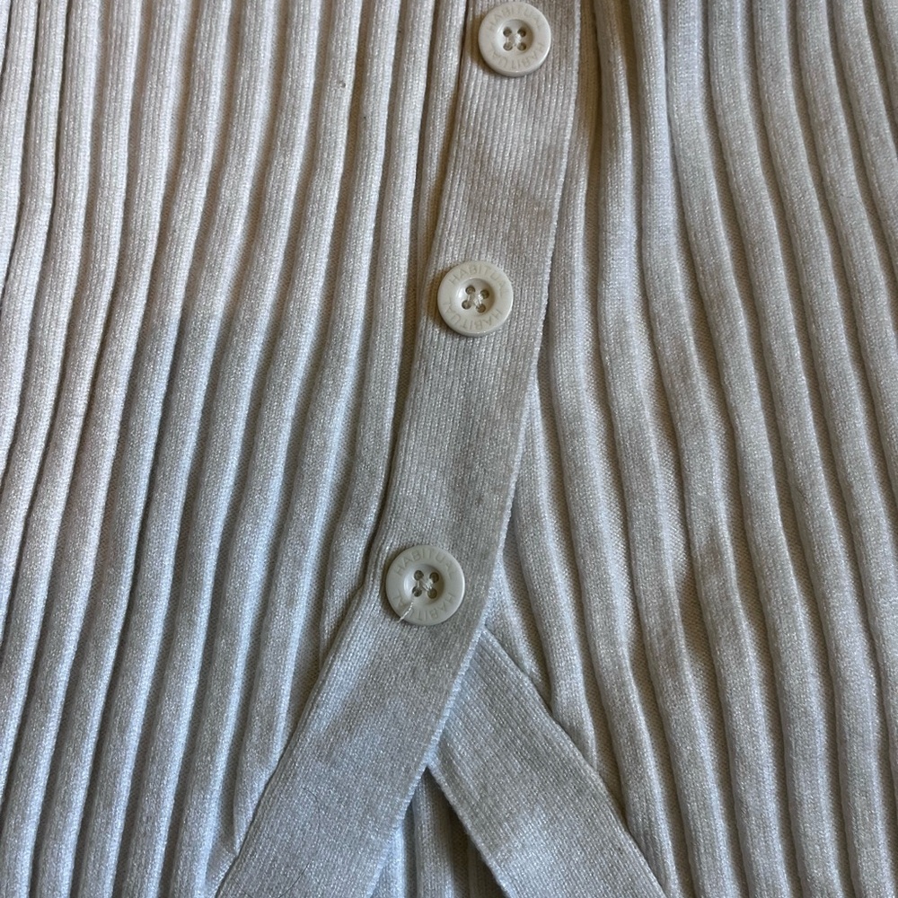 Habitual Cream Ribbed Kids Sweater - Picture 6 of 7